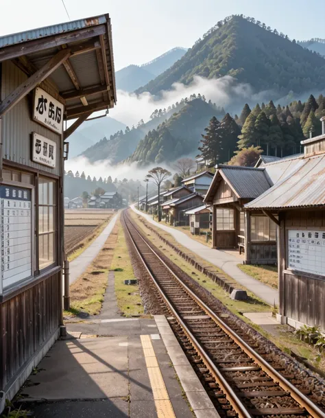 Inaka countryside train station pony - SeaArt AI Model