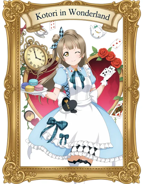 μ's アリス風衣装(コラボカフェ)☕🍰♟ / μ's Alice Costume (Collaboration Cafe) #Love Live! #μ's #Minami Kotori #Sonoda Umi_rel_260420