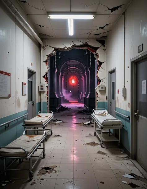 Derelict hospital pony