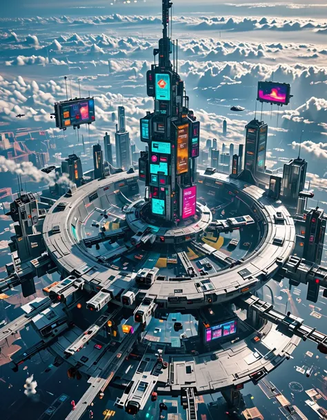 Space Worlds : Space Stations 1 - Z Image Turbo