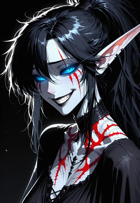 Mournas dark fantasy style