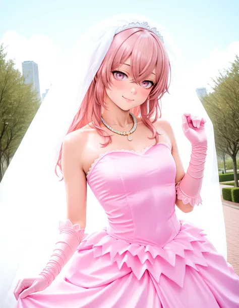 Kurumi's Wedding Dress(Pink ver.) - Commission