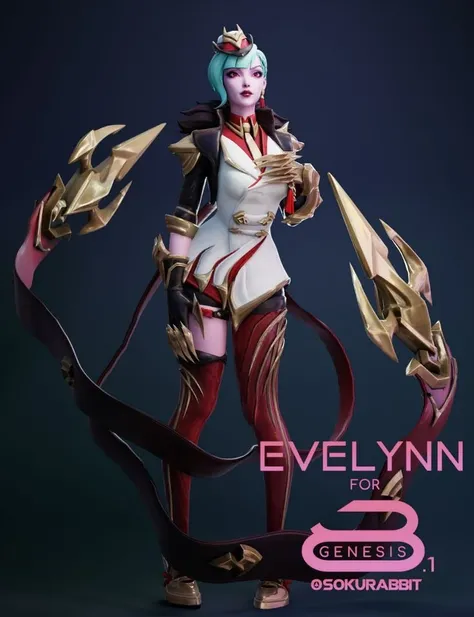 Glorious Crimson Evelynn