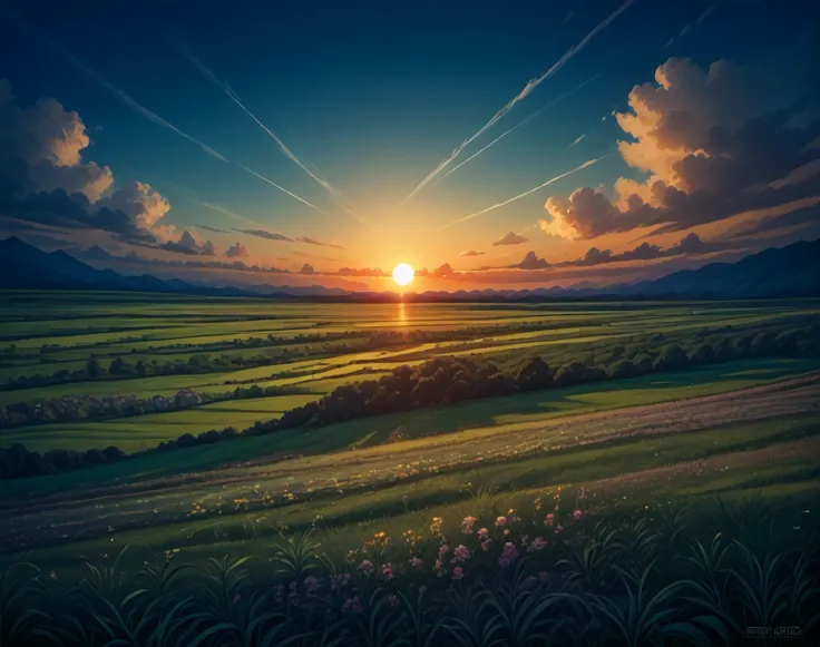 Anime Sunset (Landscape) (Pony) (AD)