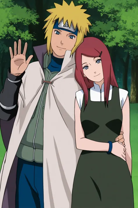 Kushina Uzumaki & Minato Namikaze/うずまきクシナと波風ミナト - Naruto | Illus Couple | Commission_rel_260420