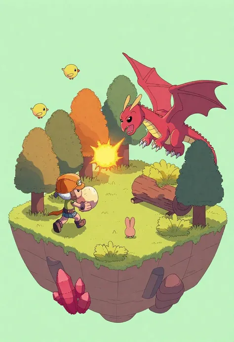 isometric 2d art style