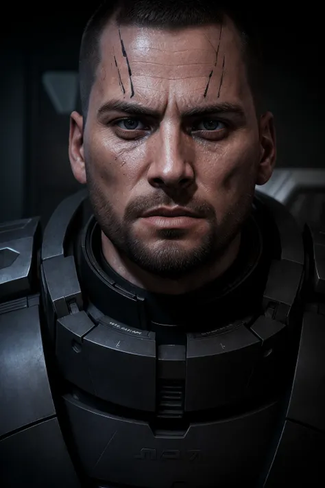 Commander Shepard — Mass Effect | Realistic LoRA (SD 1.5 / SDXL / Flux)