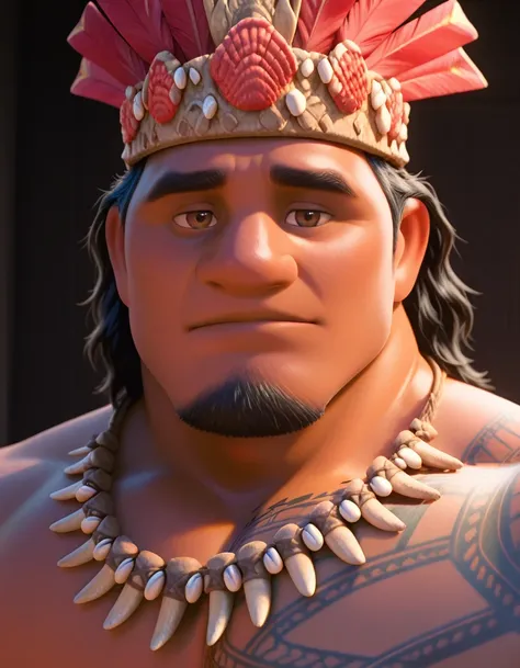 Chief Tui - Moana | Illustrious