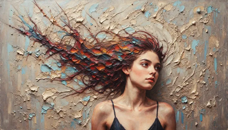 Impasto/Textured Paint Art Style - ZIT - LoRA