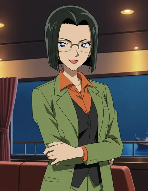 秋吉美波子 Minako Akiyoshi & 日下ひろなり Hironari Kusaka / 名探偵コナン 水平線上の陰謀 Detective Conan: Strategy Above the Depths - Illustrious