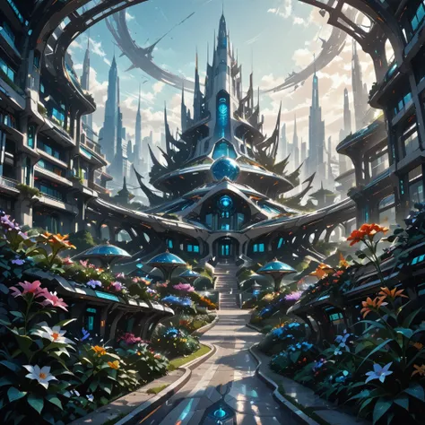 Futuristic city II - Crystal Garden (XL/Illustrious)_rel_260420