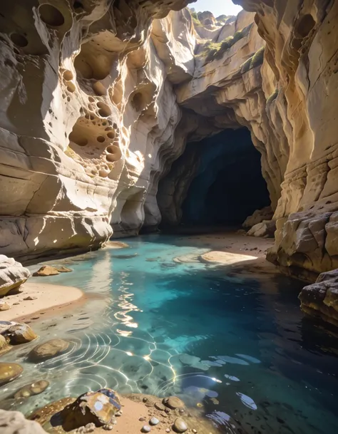 coastal sea cave pony