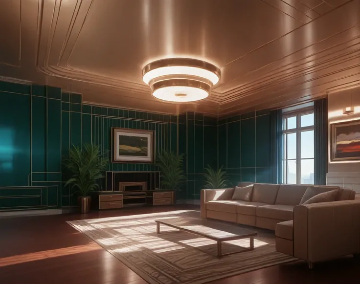 Neo Art Deco Interior (Architecture) (Illustrious) (AD)