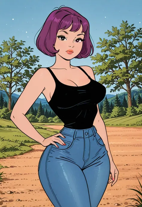 Vintage PinUp Illustration Style