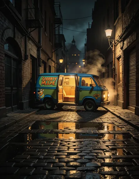 Mystery Machine van illu
