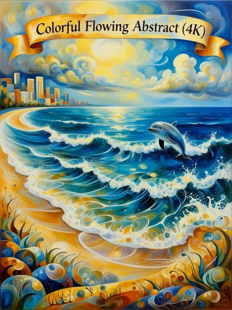 Colorful Flowing Abstract - CE