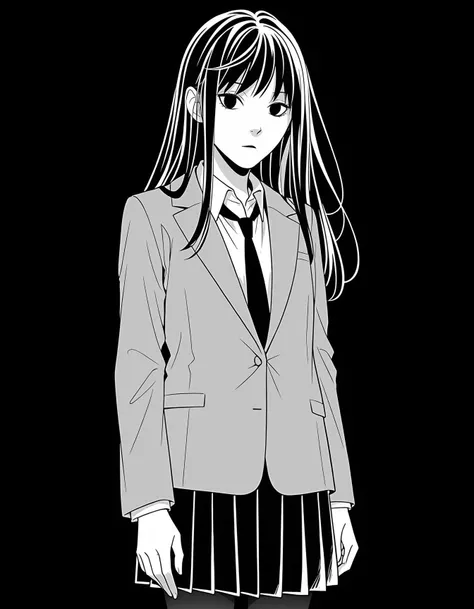 Mikoto Ochiai (Tsuiraku JK to Haijin Kyoushi) [Commission]
