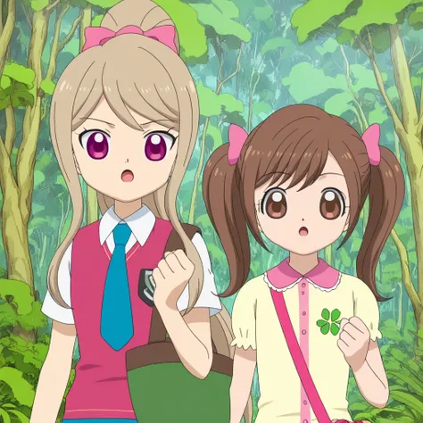 kokoro yotsuba and Nozomi Sakurai (Cocotama) [Illustrious]