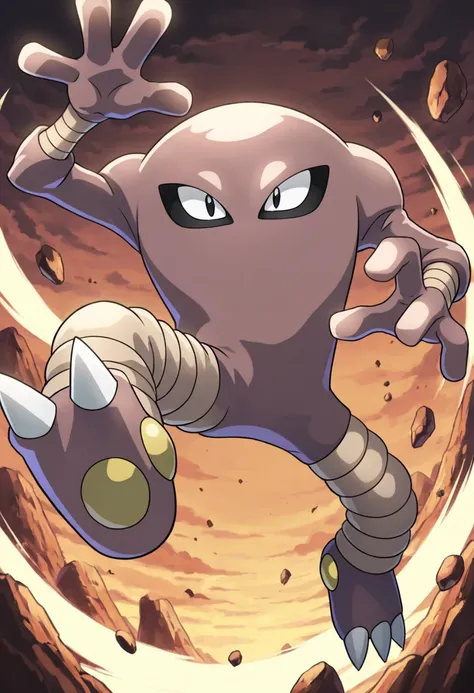 Hitmonlee: Kicking Pokémon | サワムラー (Pokedex #0106) [IL & Pony]