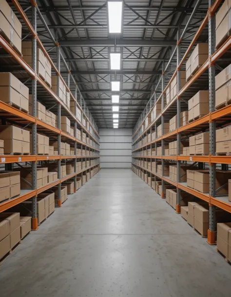 warehouse interior illu