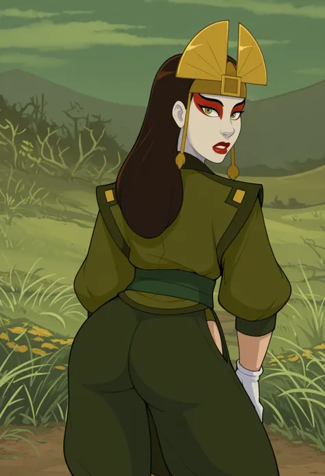 Kyoshi, Earth Kingdom-born Avatar, (The Legend of Korra, Four Elements Trainer), LoRA, PonyXL | Illustrious XL