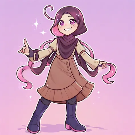 spirited smile