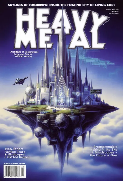 Heavy Metal Magazine Cover Zit