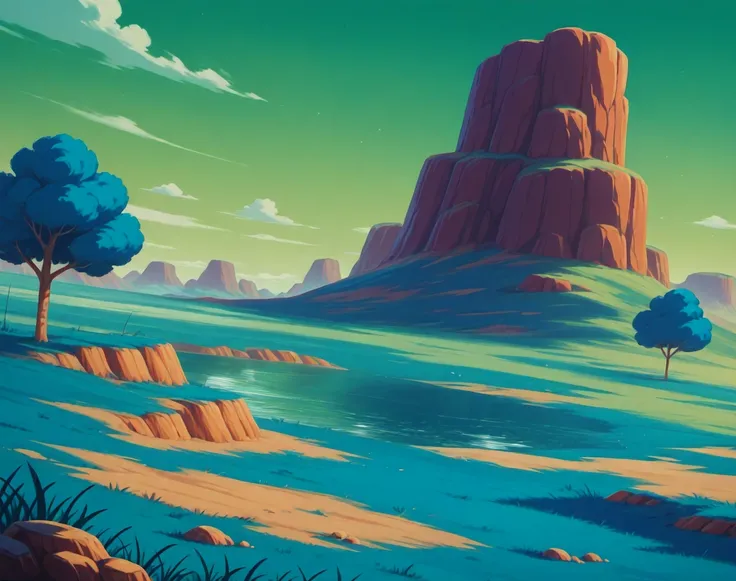 Namek Computer Background Namek Background (Landscape) (Illustrious) (AD) - SeaArt AI Model