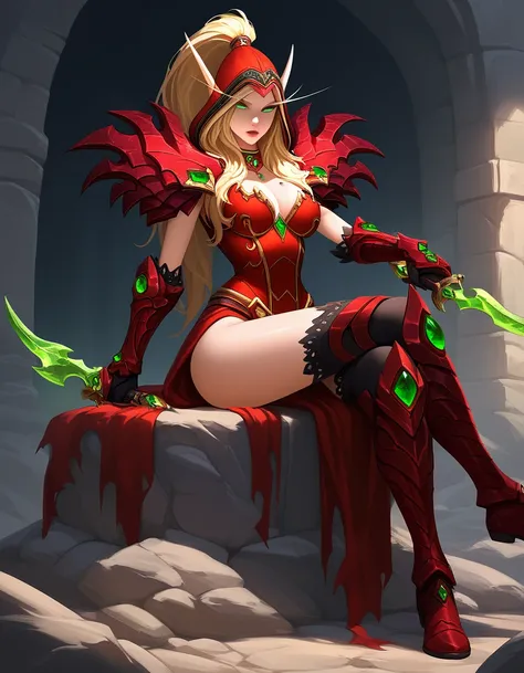 Valeera Sanguinar (World of Warcraft) / NoobAI-XL ( V-PRED)