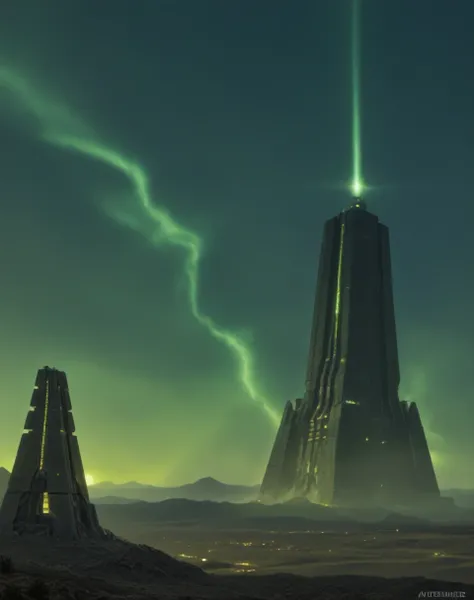Necron Architecture (Buildings) (Pony) (AD)