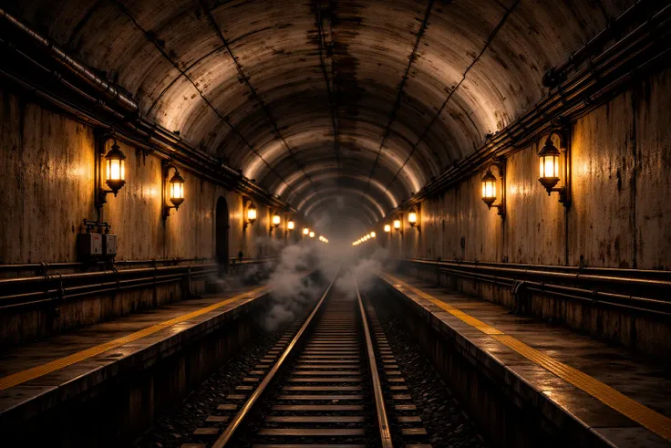Steampunk Metro Tunel