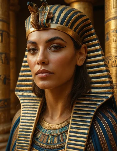 Nemes Headdress (Egyptian Stylings)