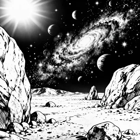 DBM / DBZ Snapperzaff Crossover - Rocky Desert (black-white / grayscale) - ZIMG