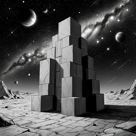 DBM / DBZ Snapperzaff Crossover - Secret XXI Base (black-white / grayscale) - ZIMG