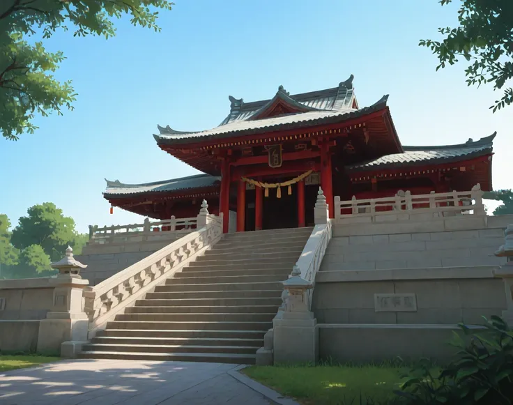 Chinese Temple Background (Landscape) (Pony) (AD)