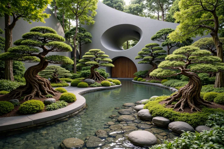 Sci-fi Bonsai Garden