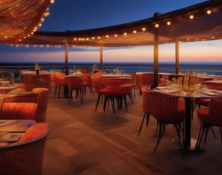 Rooftop Restaurant (Landscape) (SDXL) (AD)