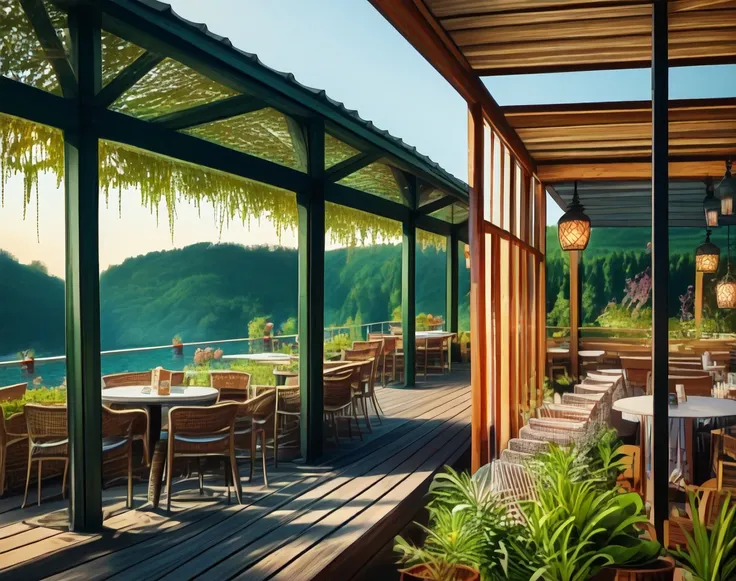 Rooftop Restaurant (Landscape) (Pony) (AD)