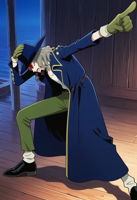 Jango Pointing Backwards Up Pose - East Blue Saga - Syrup Village Arc (One Piece) - B-LoRa_rel_260420