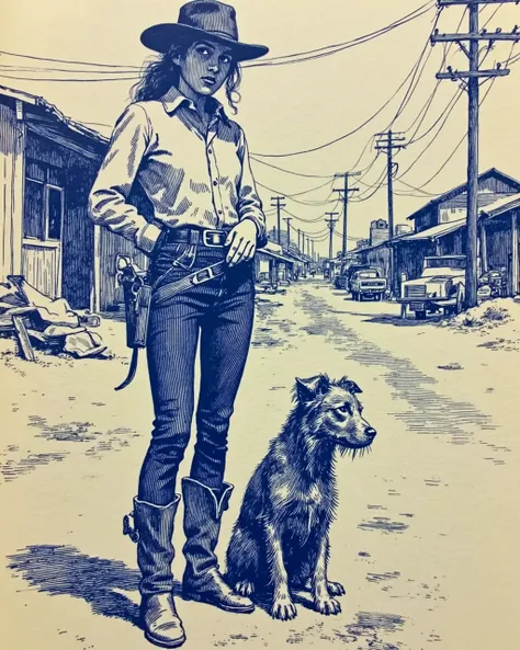 Nostalgic Etching Style Flux