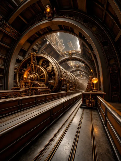 Steampunk Industrial Interior