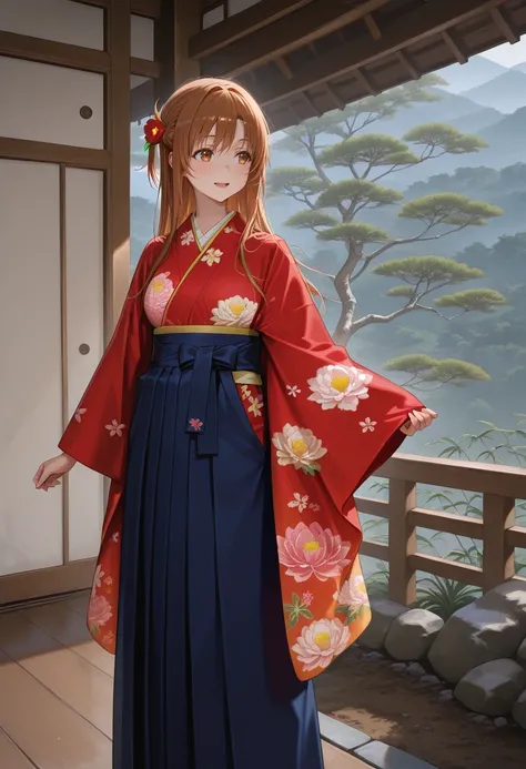 colorful hakama clothing