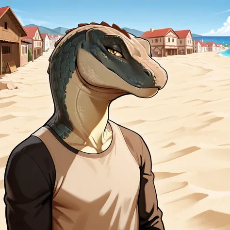Anthro Komodo Dragon