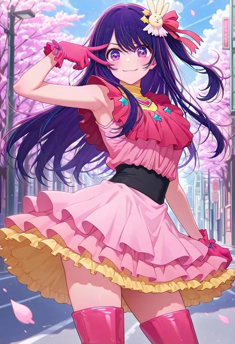 Ai hoshino pink dress