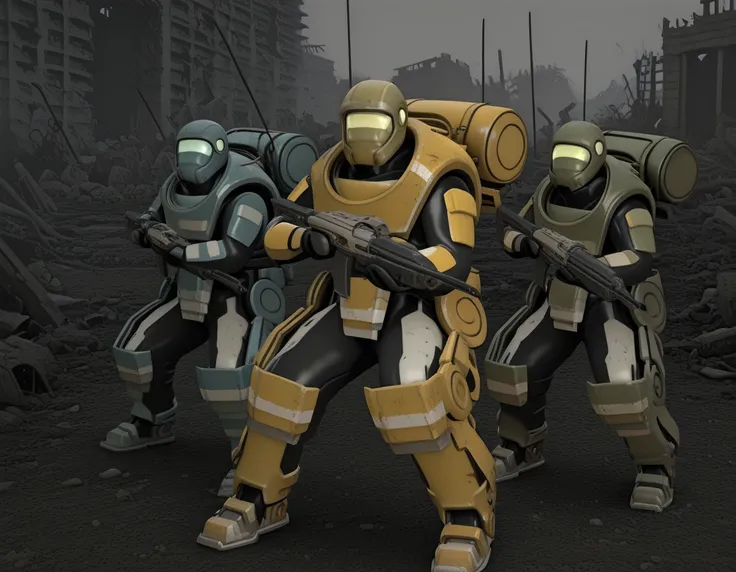 Interstellar Armed Forces (IAF) marine (from Alien swarm) (10 epoch)