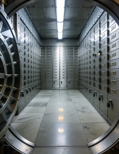 classic bank vault