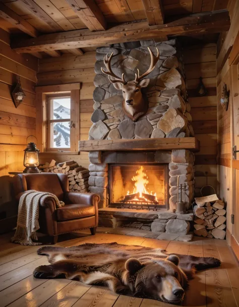 alpine chalet interior pony