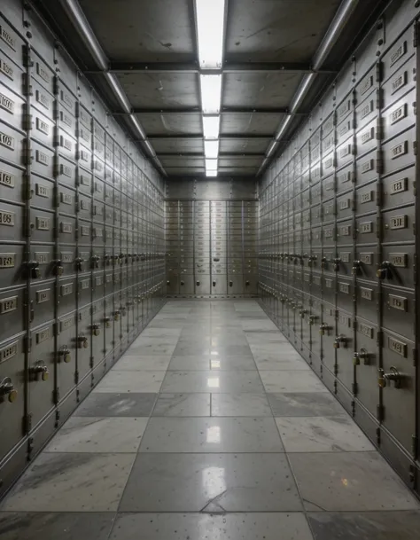 classic bank vault illu