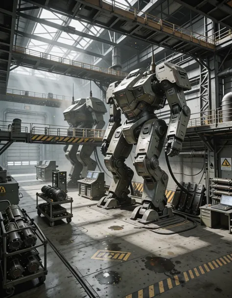 military hangar illu