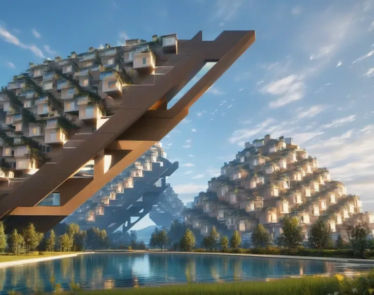 Hillside Sample Project (Buildings) (SDXL) (AD)